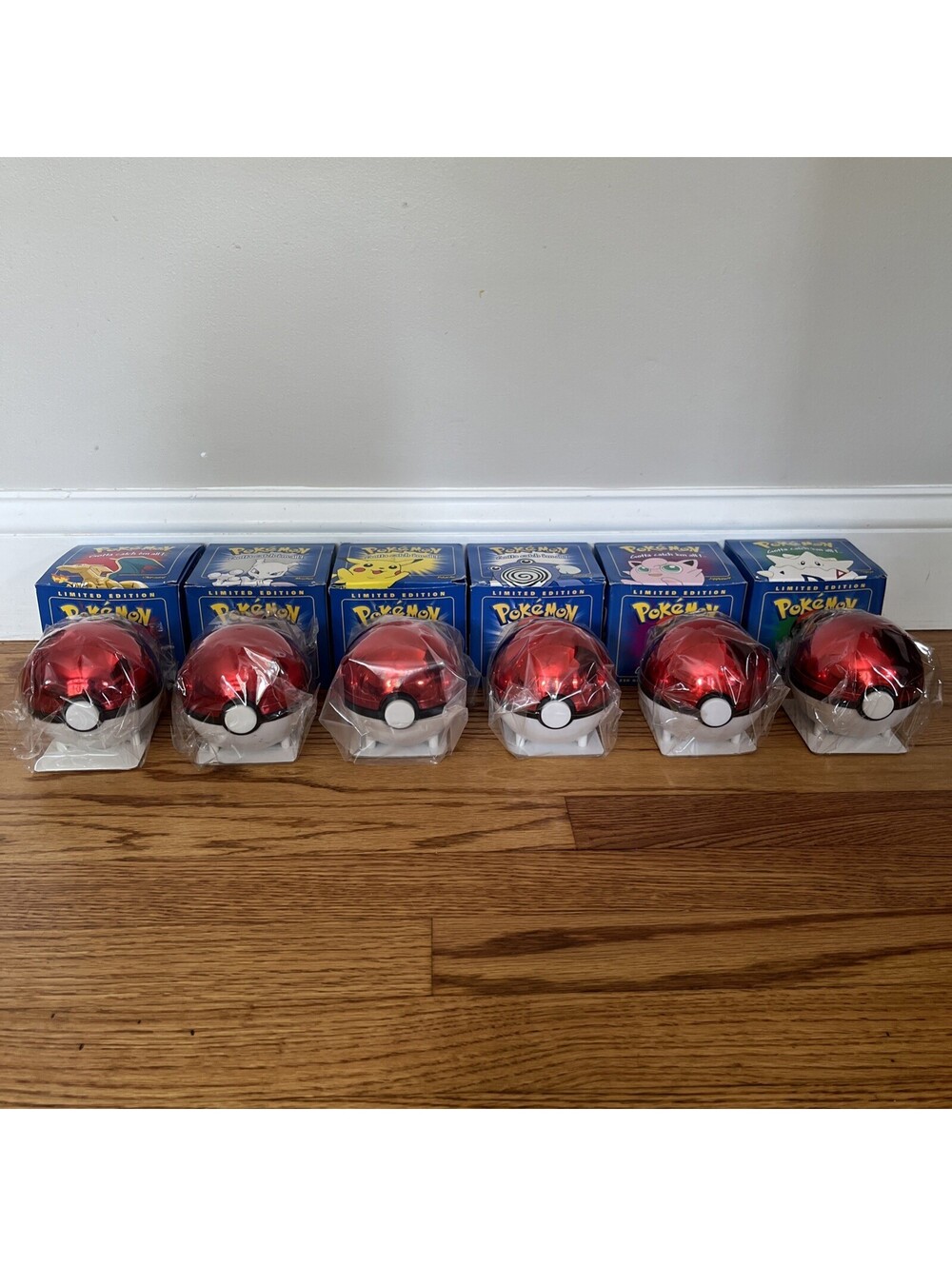 Pokémon 23k Gold Plated Card 1999 Burger King Complete Set of 6 Sealed Blue Box